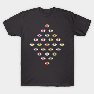 Human Eyes Pattern T-Shirt